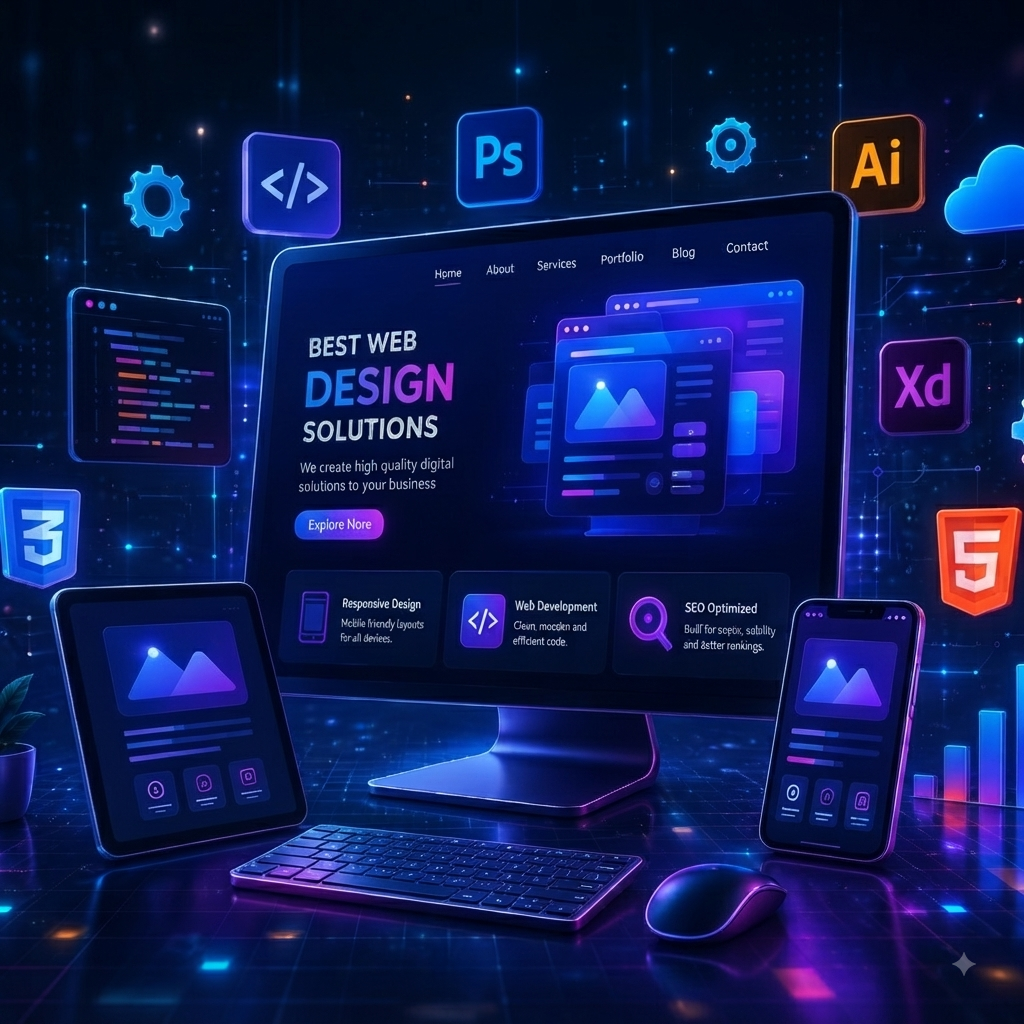 Website design company in Mysore offering responsive and SEO-friendly web design services