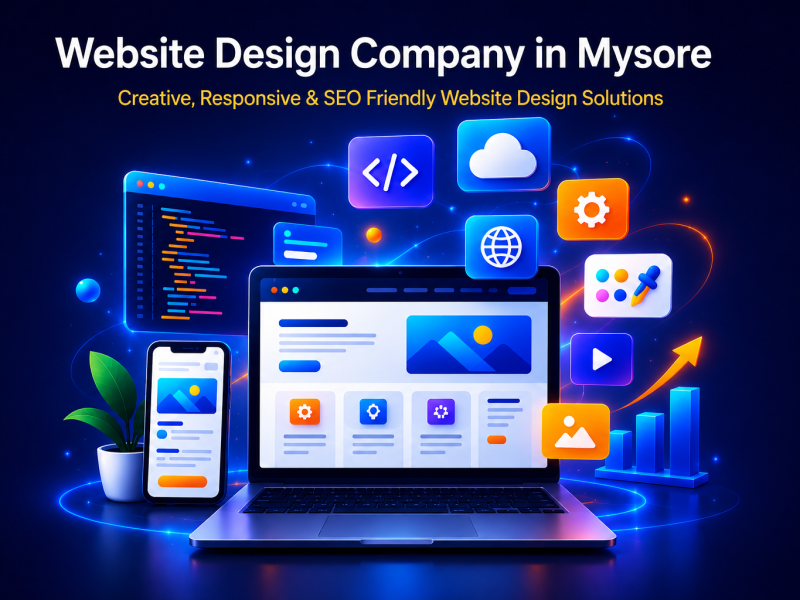 Website design company in Mysore offering responsive and SEO-friendly web design services